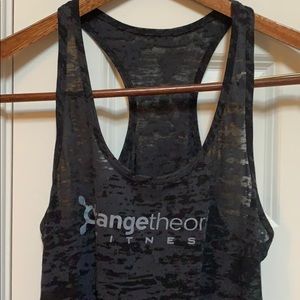 Orangetheory burnout tank, size S, black